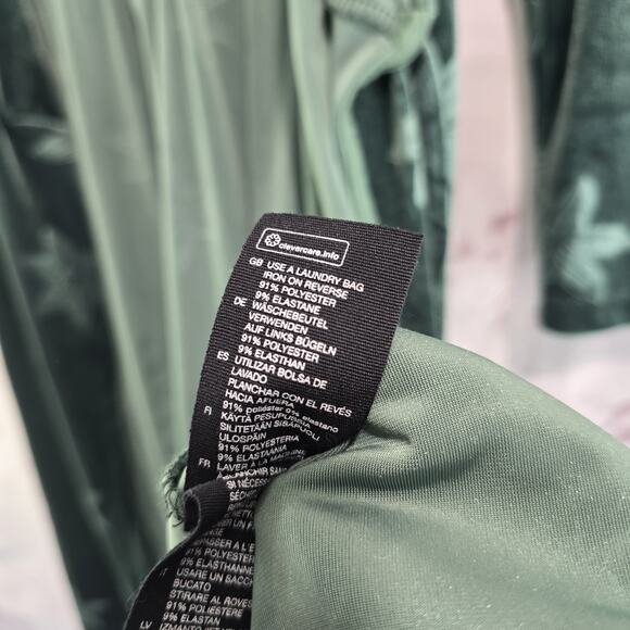 & Other Stories Dress Womens 6 Small Green Velvet Floral Midi Maxi Wrap Long - Picture 12 of 16